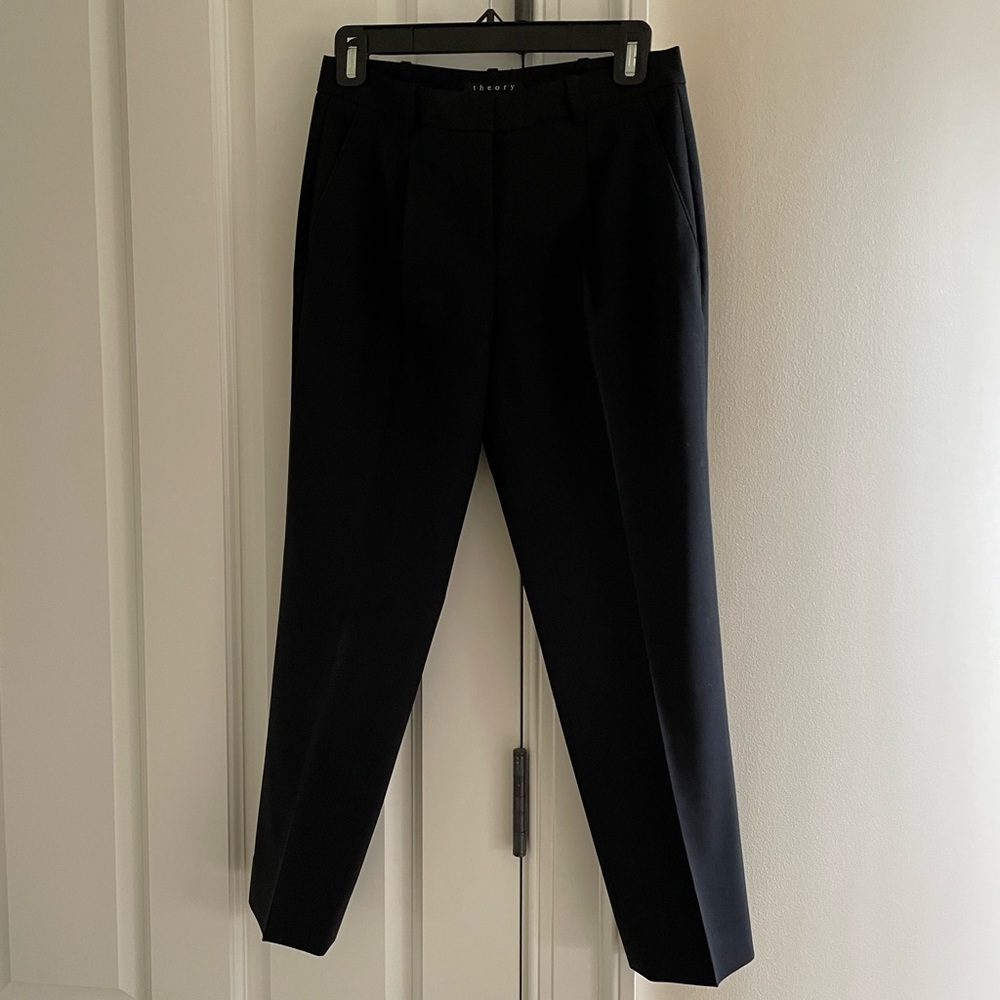 Black Theory Ankle Trousers: Size 00